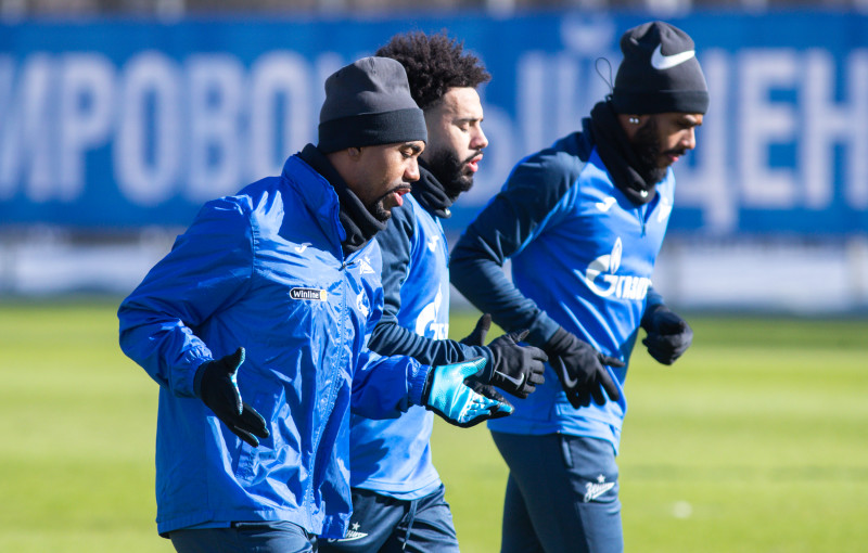 Открытая тренировка «Зенита» перед матчем с ЦСКА