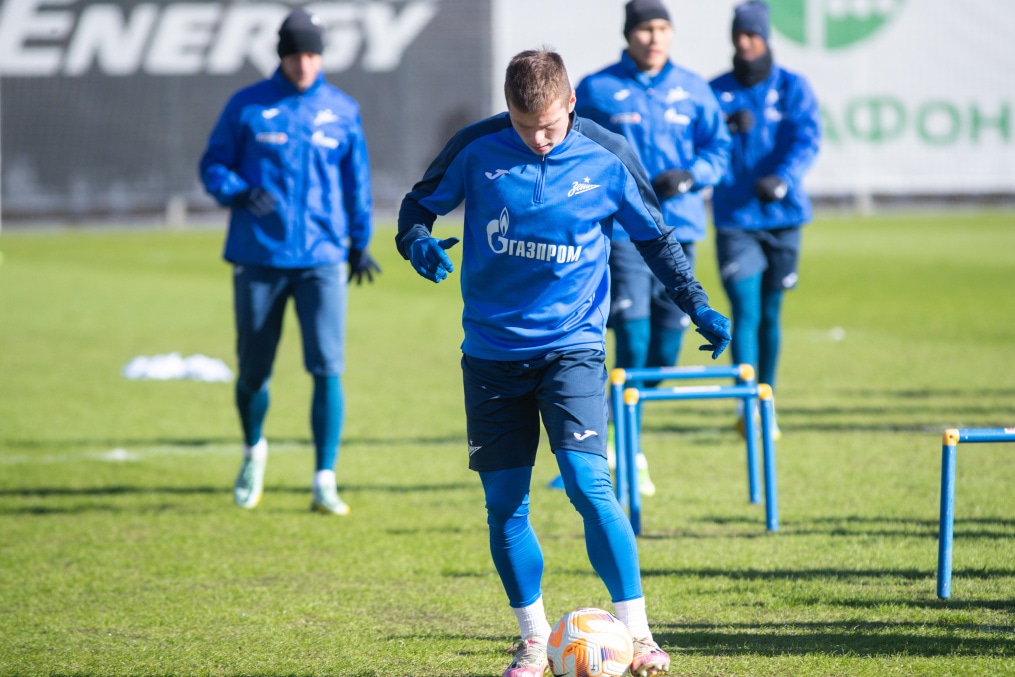 Открытая тренировка «Зенита» перед матчем с ЦСКА