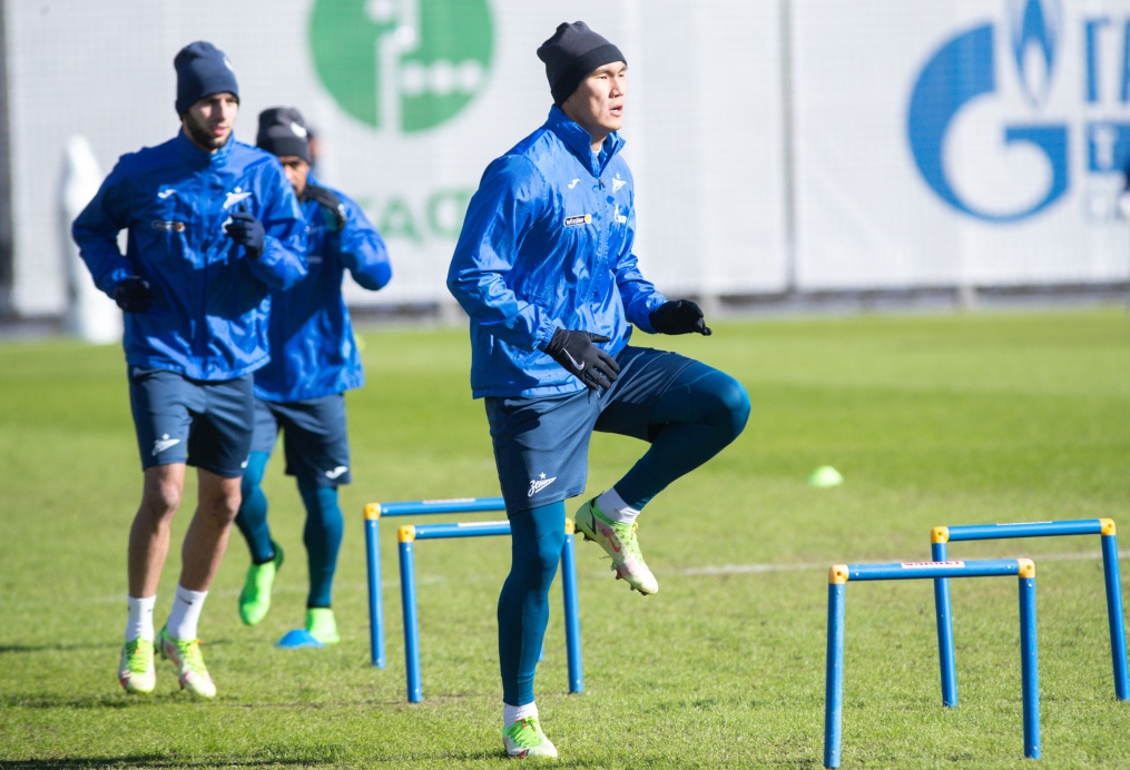 Открытая тренировка «Зенита» перед матчем с ЦСКА