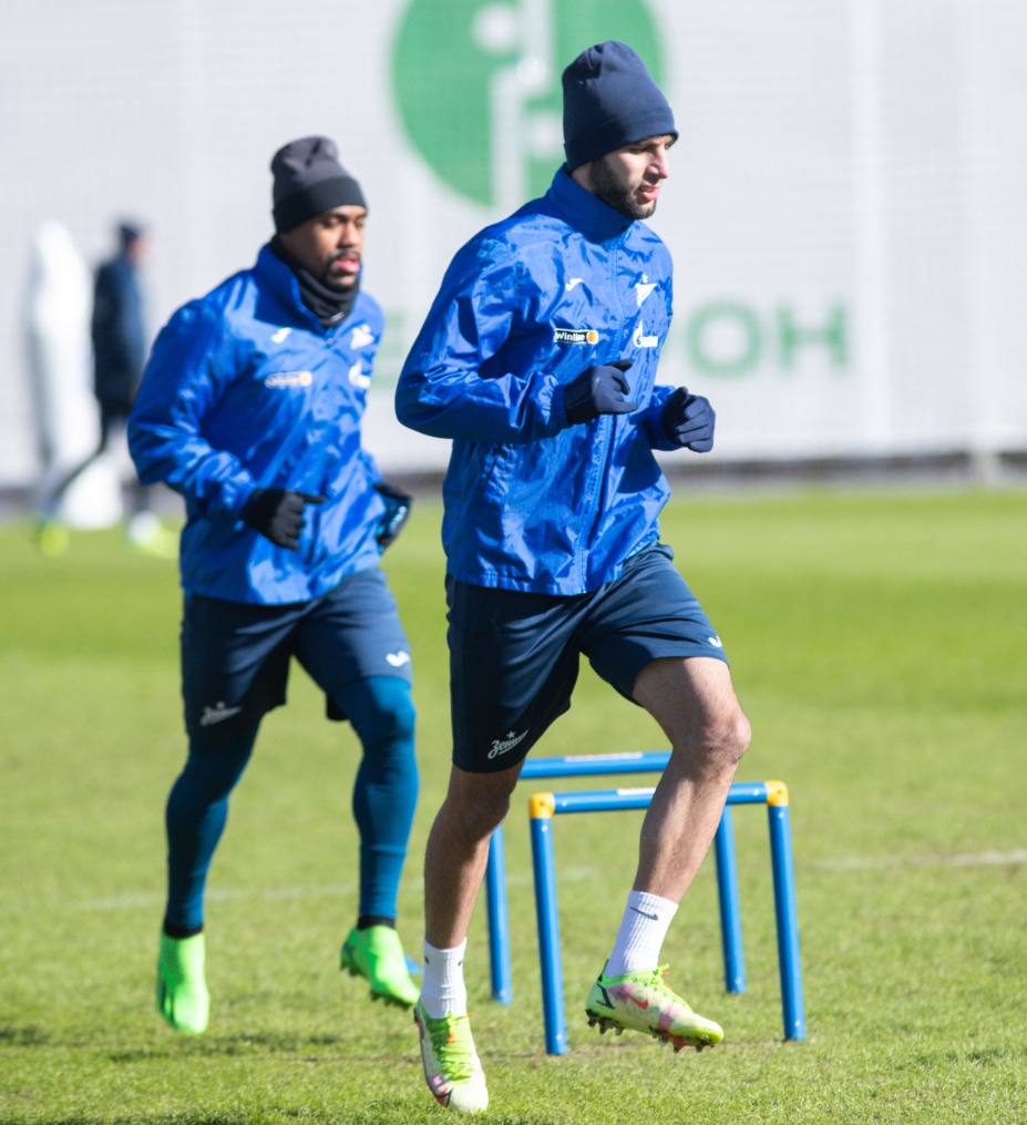 Открытая тренировка «Зенита» перед матчем с ЦСКА