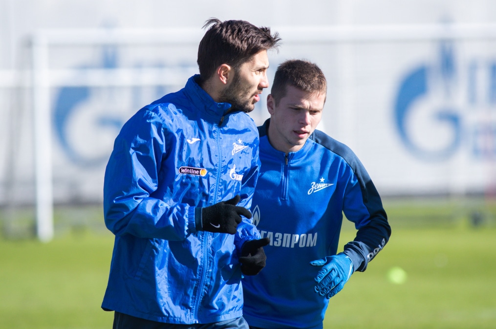 Открытая тренировка «Зенита» перед матчем с ЦСКА