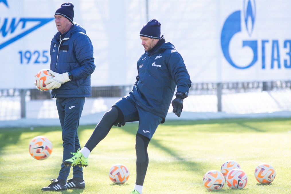 Открытая тренировка «Зенита» перед матчем с ЦСКА