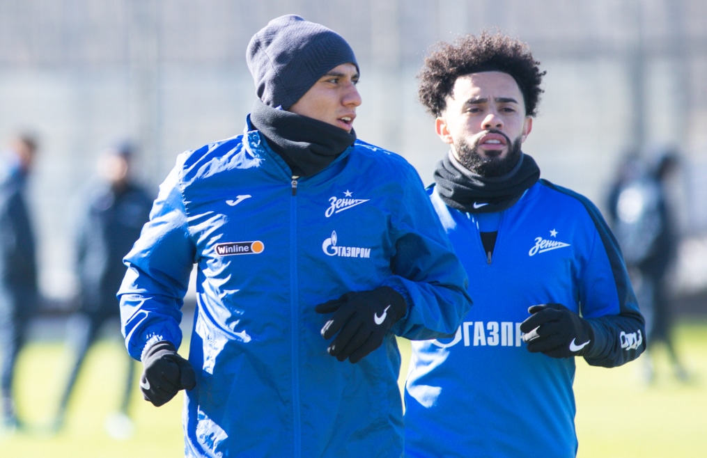 Открытая тренировка «Зенита» перед матчем с ЦСКА