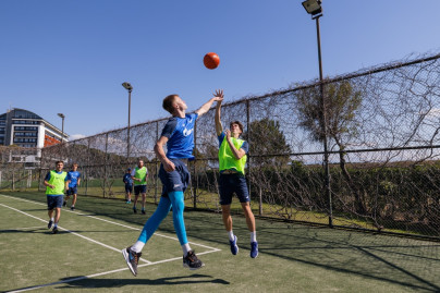 Третьи учебно-тренировочные сборы «Зенита»-2 в Турции: тренировка на баскетбольной площадке