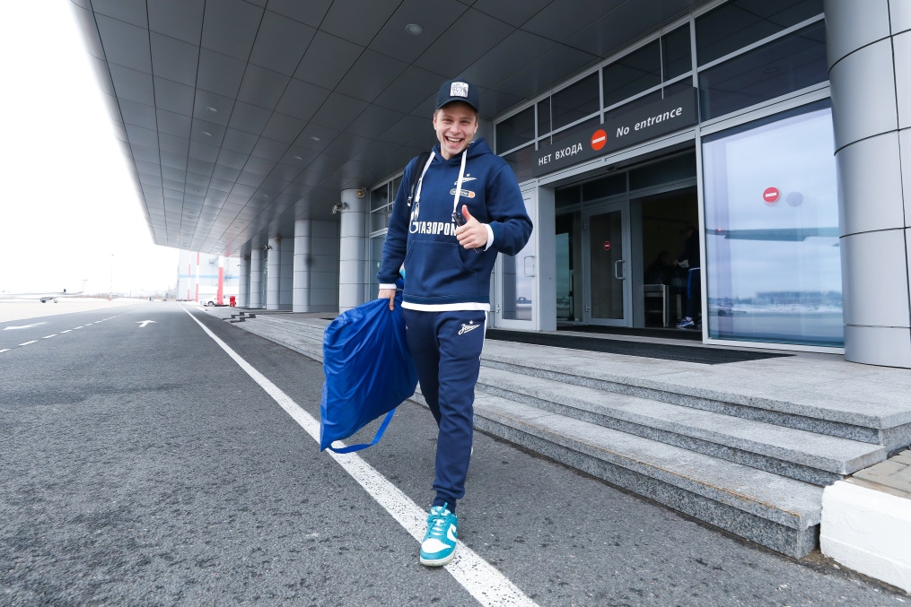 Вылет команды в Стамбул на матч «Фенербахче» — «Зенит»