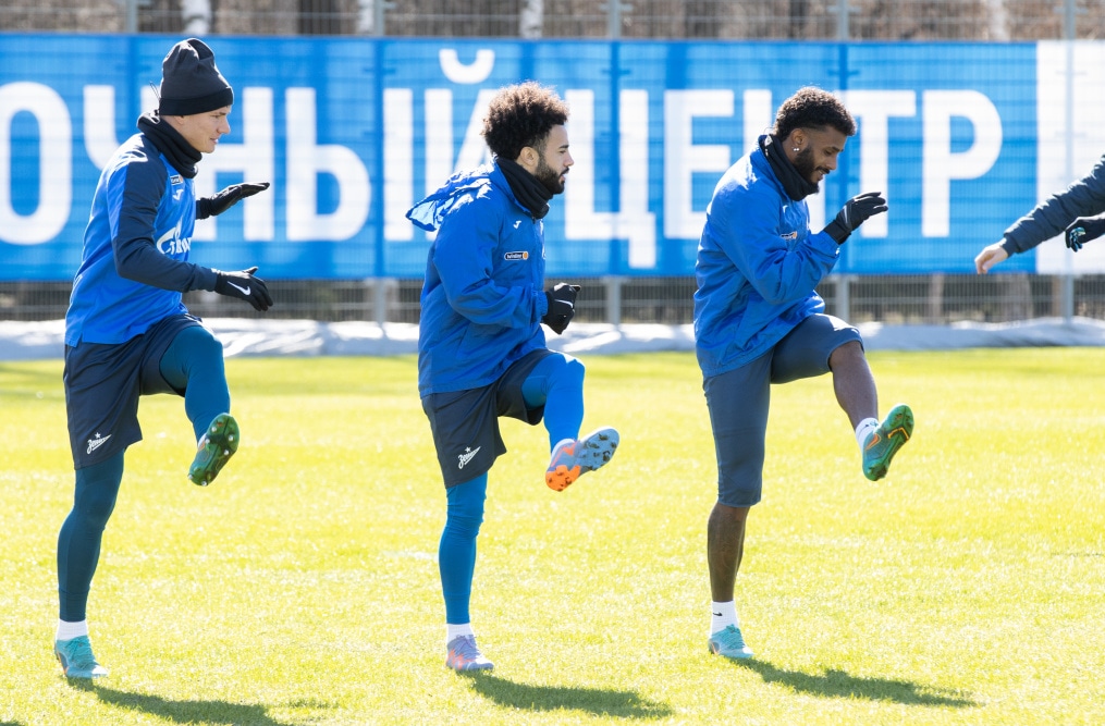 Открытая тренировка «Зенита» перед матчем с «Ростовом»