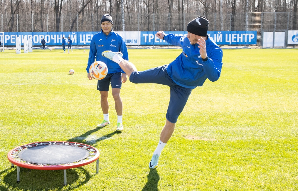 Открытая тренировка «Зенита» перед матчем с «Ростовом»