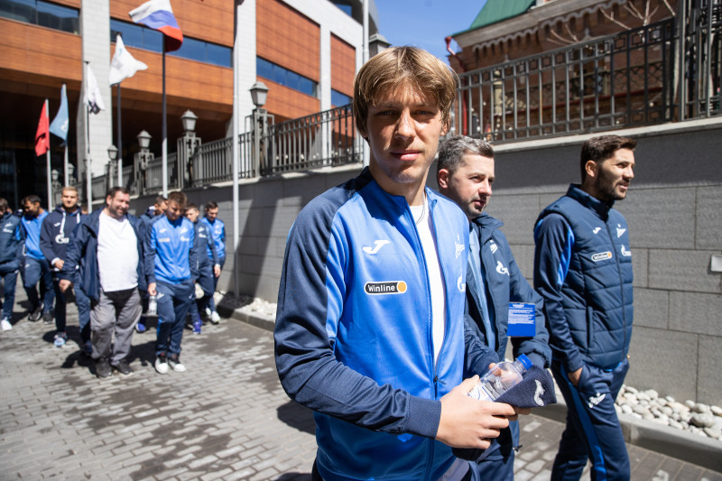 Прогулка «Зенита» перед матчем с «Ростовом»