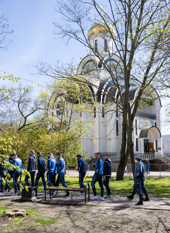 Прогулка «Зенита» перед матчем с «Ростовом»