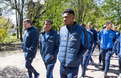 Прогулка «Зенита» перед матчем с «Ростовом»