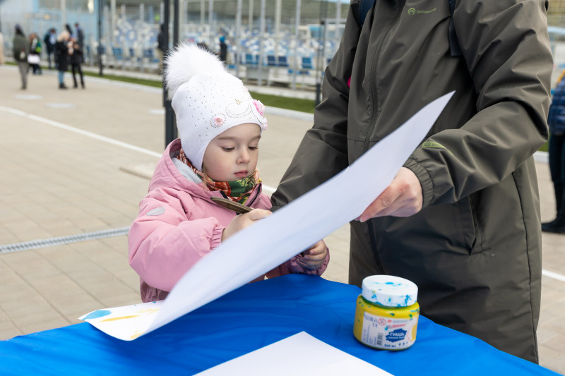Фан-променад на матче МФЛ 2022/23, «Зенит» — «Динамо»