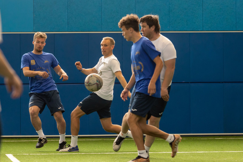 Выпускники Академии провели матч с тренерами «Зенита»