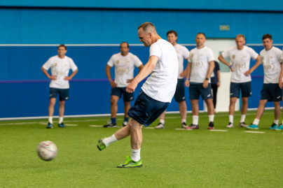 Выпускники Академии провели матч с тренерами «Зенита»