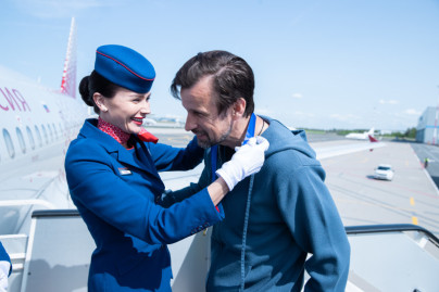 Награждение команды «Зенит» медалями от АК «Россия»