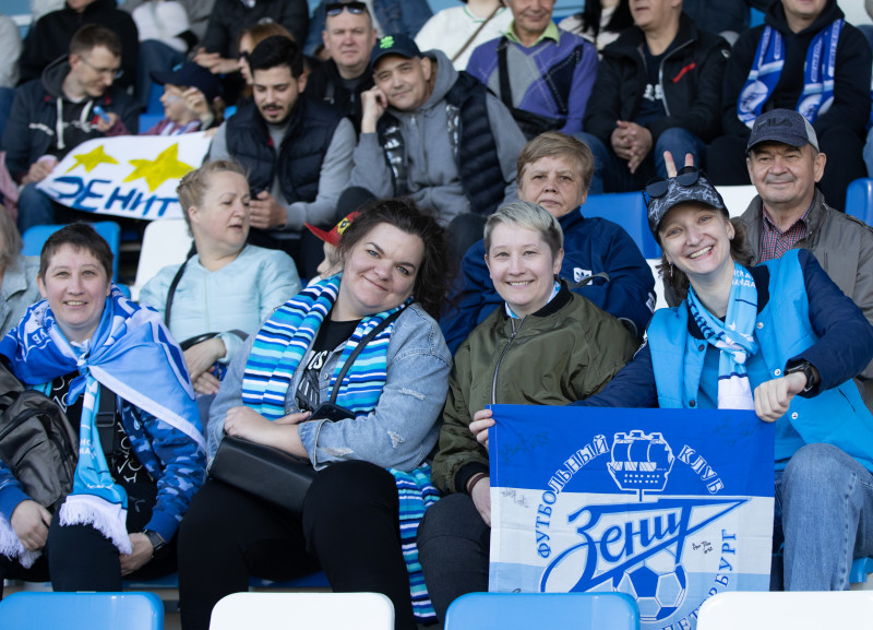 Болельщики на матче «Зенит» — «Краснодар»