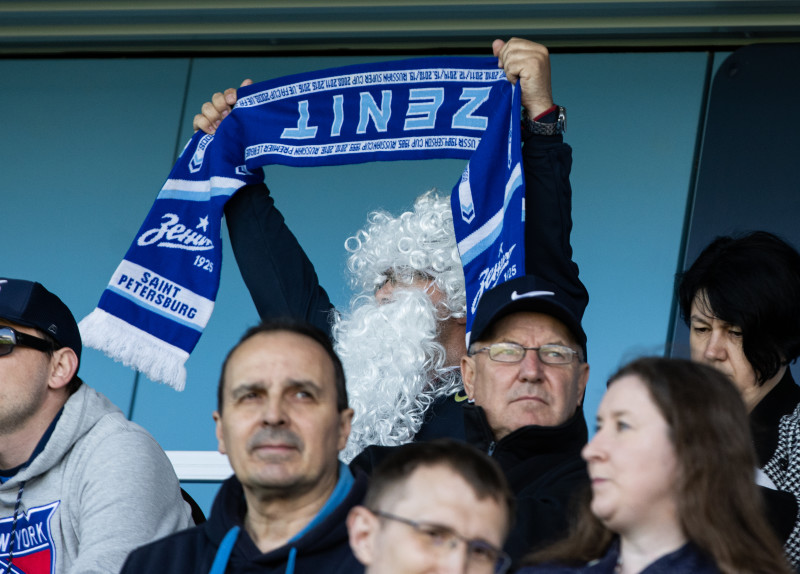 Болельщики на матче «Зенит» — «Краснодар»