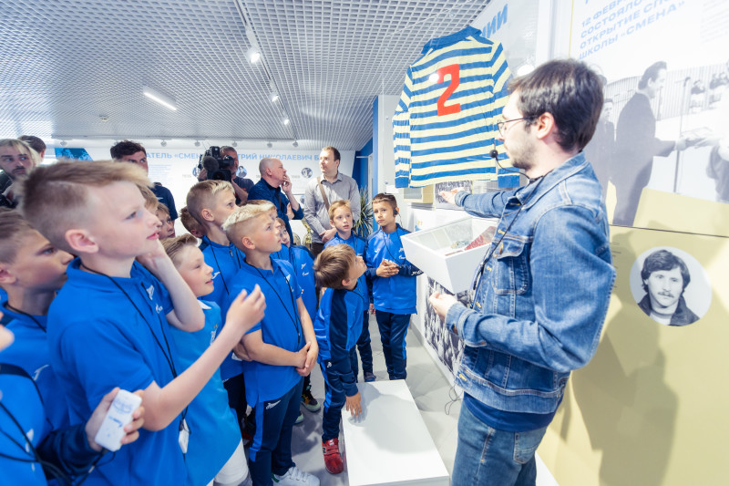 Открытие музея посвященного истории футбольной школы «Зенита»