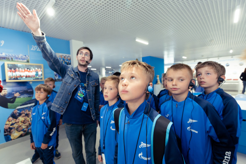 Открытие музея посвященного истории футбольной школы «Зенита»