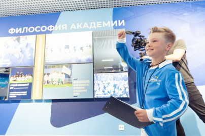 Открытие музея посвященного истории футбольной школы «Зенита»