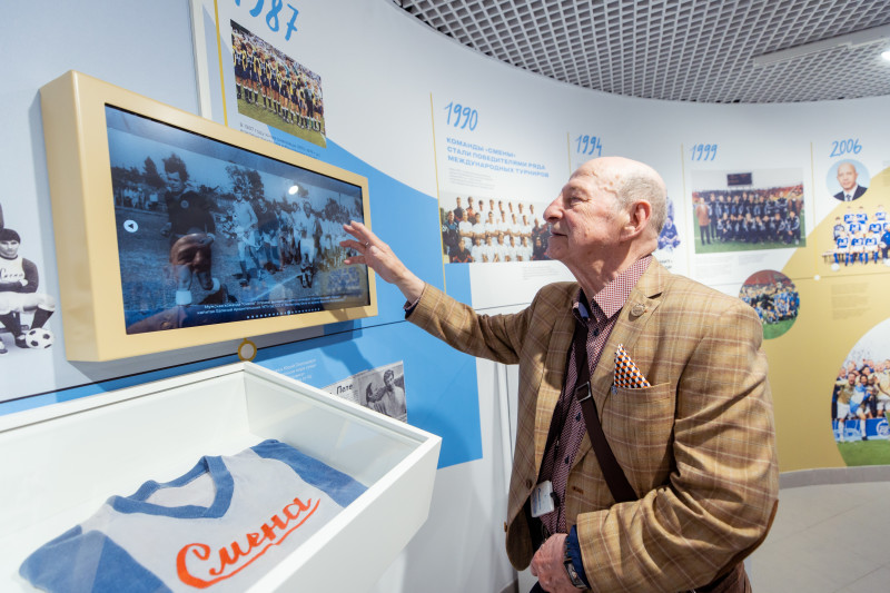 Открытие музея посвященного истории футбольной школы «Зенита»