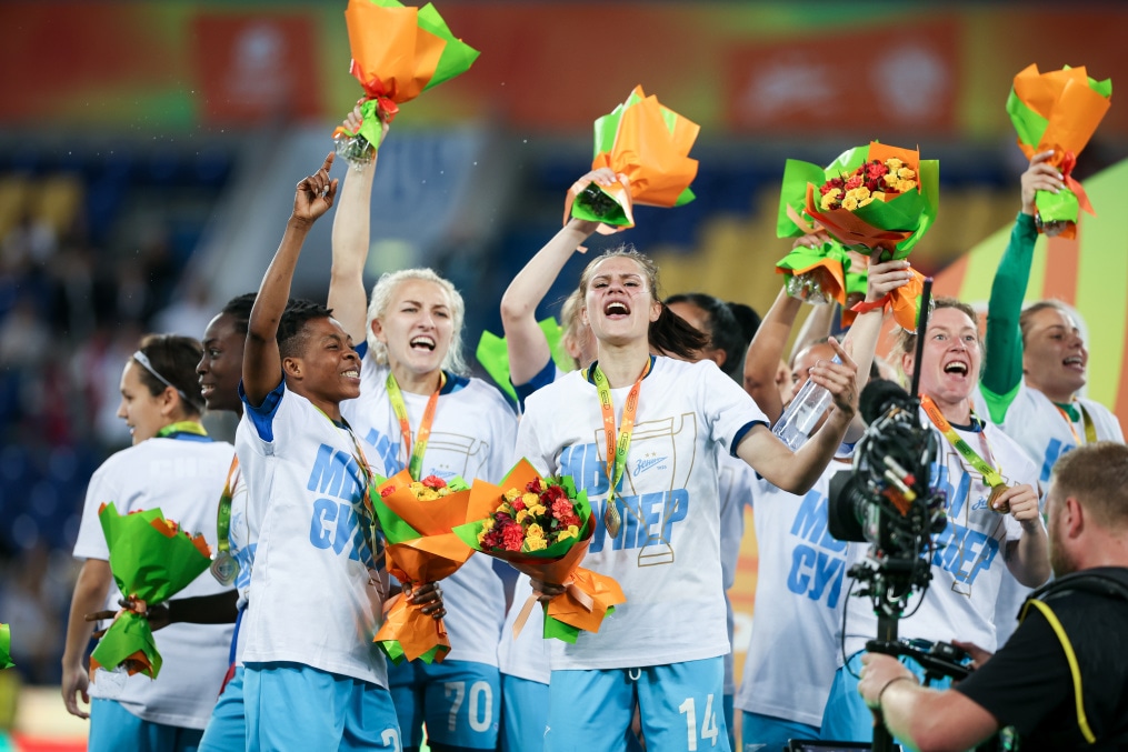 Церемония награждения победителей Winline Суперкубка России