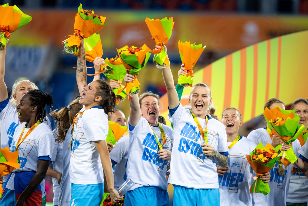 Церемония награждения победителей Winline Суперкубка России