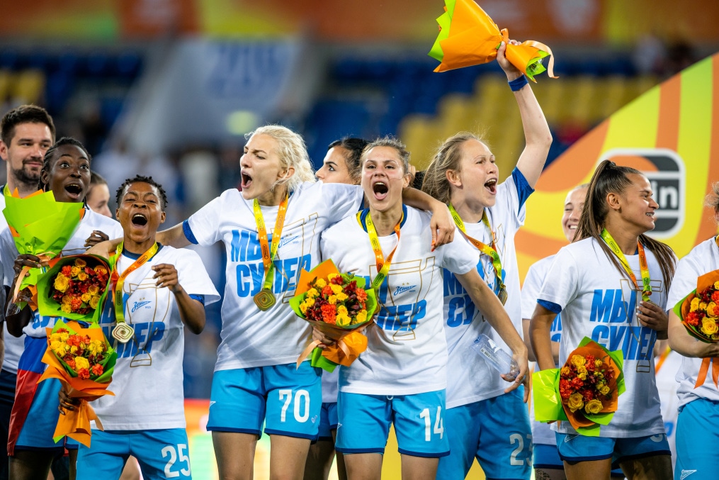 Церемония награждения победителей Winline Суперкубка России