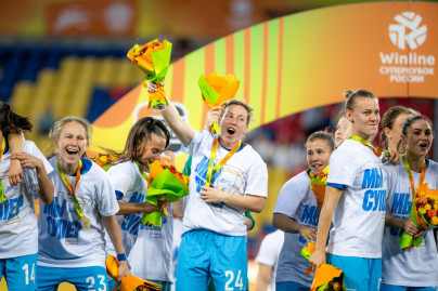 Церемония награждения победителей Winline Суперкубка России