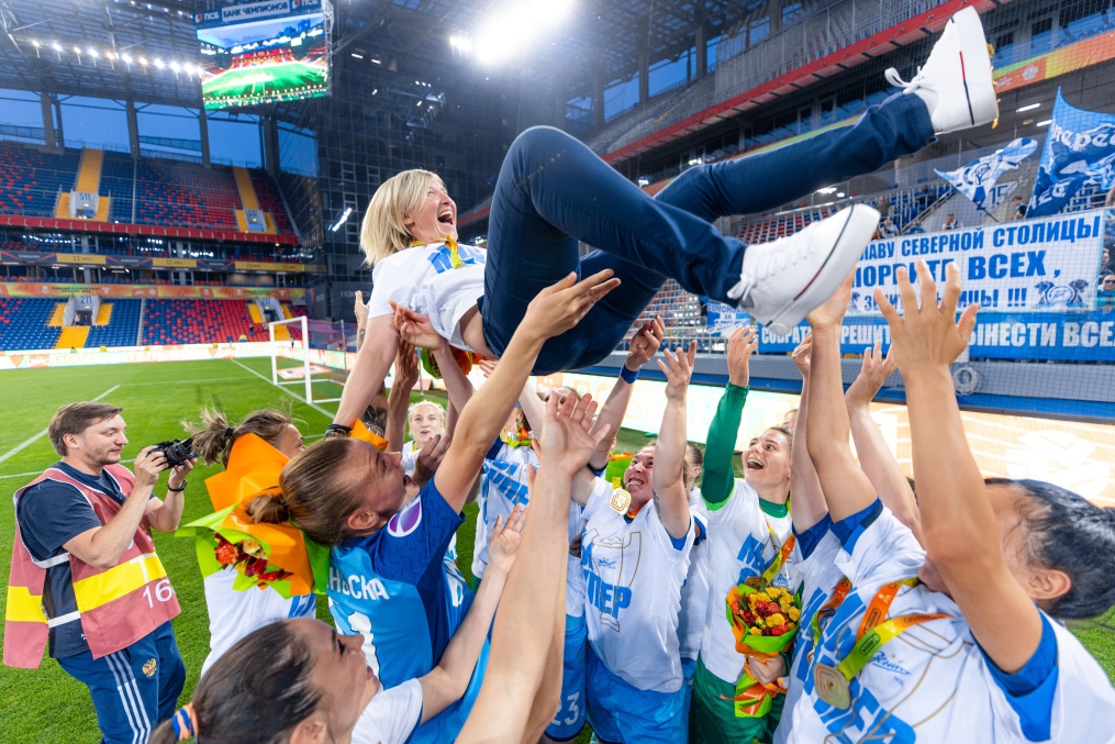 Церемония награждения победителей Winline Суперкубка России