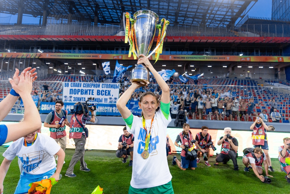 Церемония награждения победителей Winline Суперкубка России