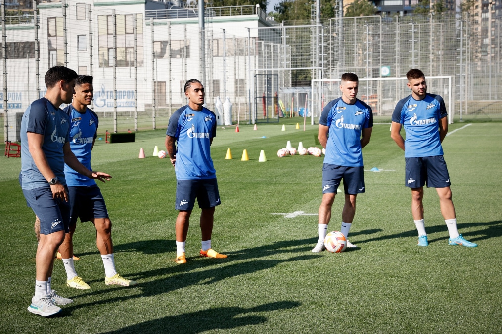 «Газпром» — тренировочные сборы в Петербурге: 23 июня, вечерняя тренировка