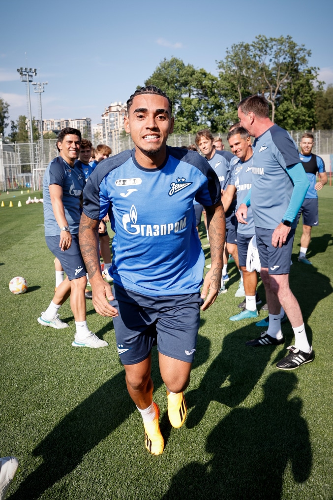 «Газпром» — тренировочные сборы в Петербурге: 23 июня, вечерняя тренировка