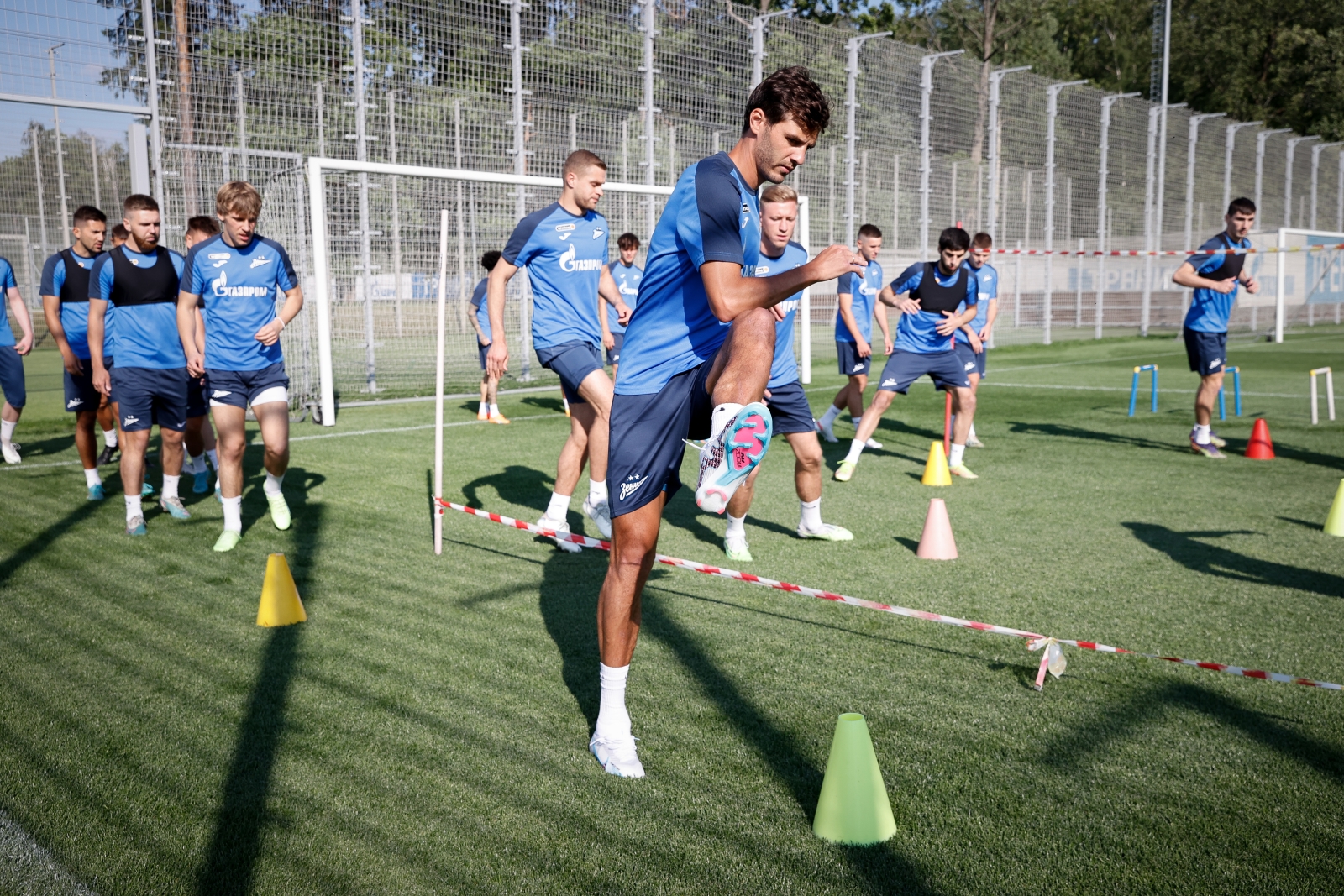 «Газпром» — тренировочные сборы в Петербурге: 23 июня, вечерняя тренировка