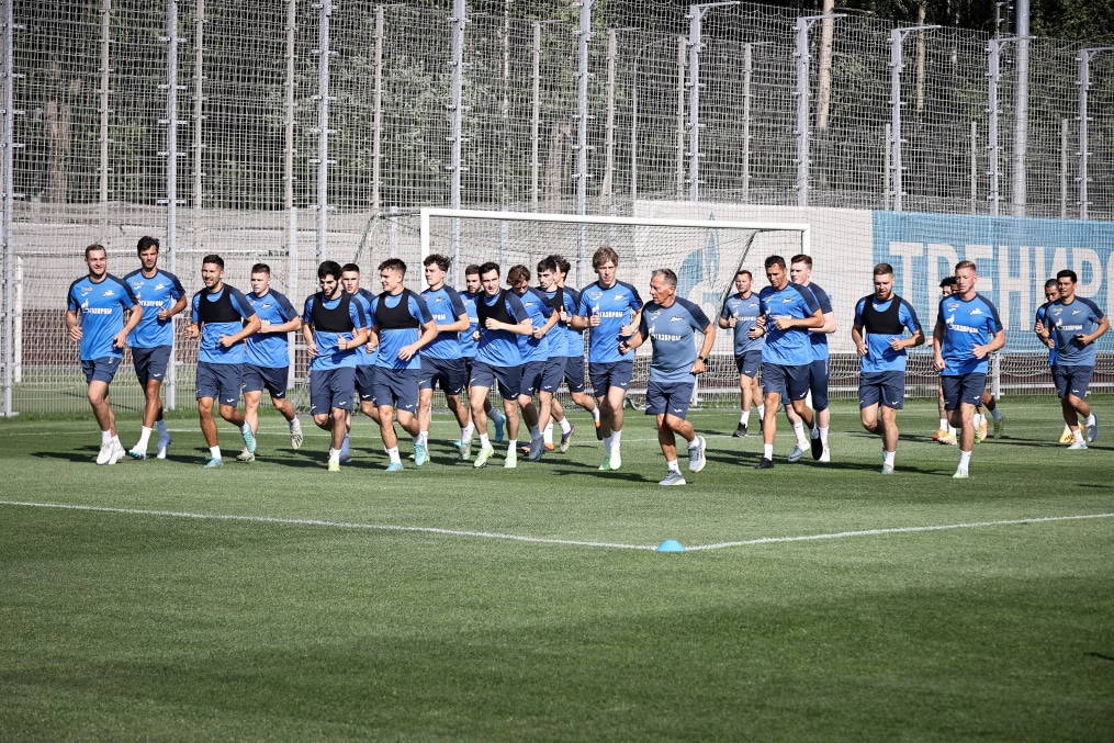 «Газпром» — тренировочные сборы в Петербурге: 23 июня, вечерняя тренировка