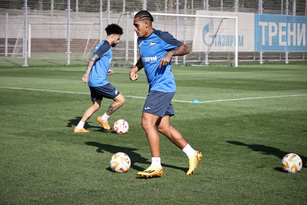 «Газпром» — тренировочные сборы в Петербурге: 23 июня, вечерняя тренировка