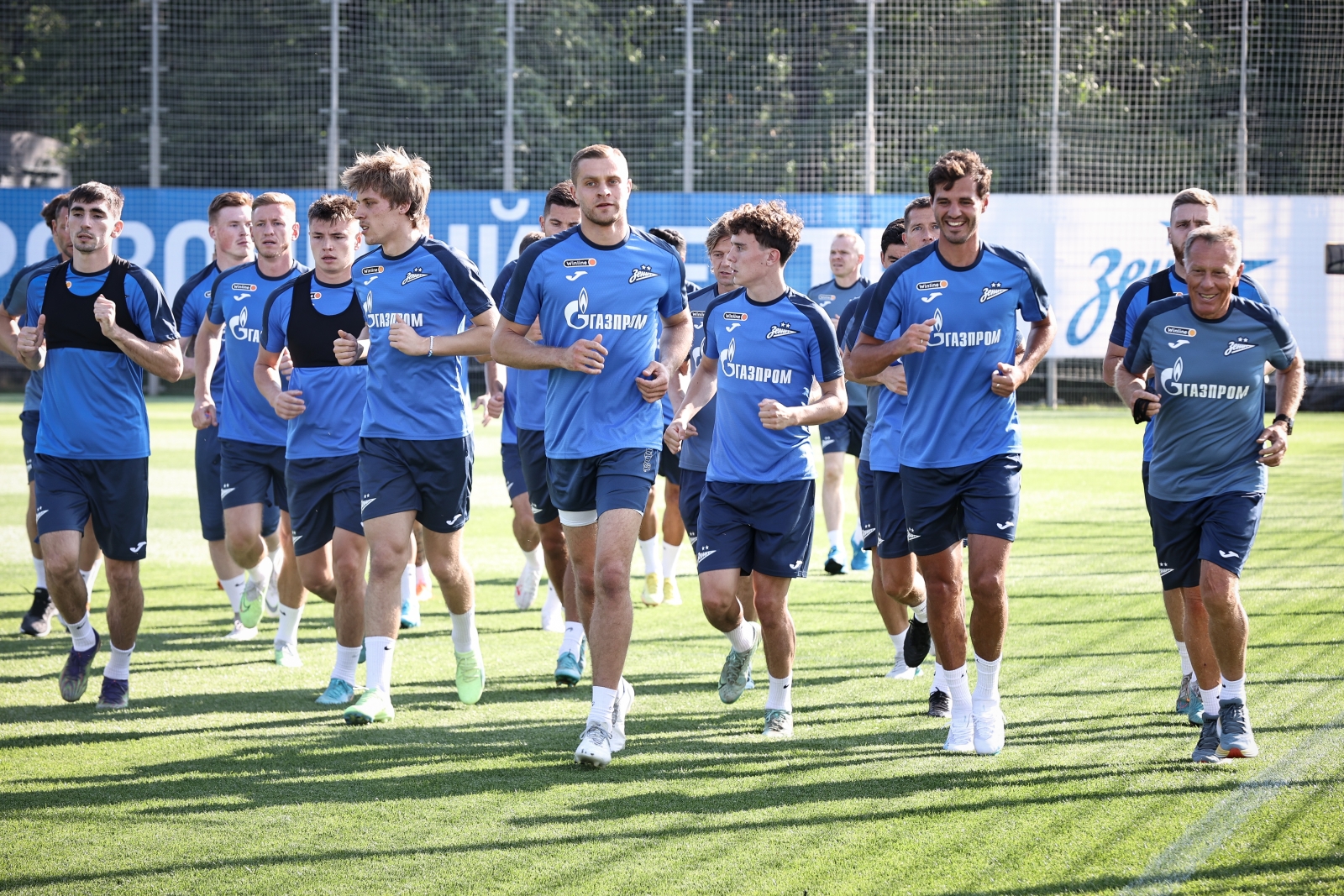 «Газпром» — тренировочные сборы в Петербурге: 23 июня, вечерняя тренировка