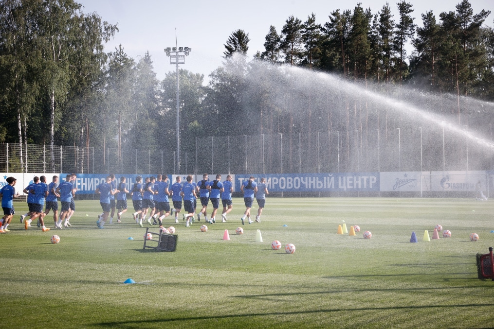 «Газпром» — тренировочные сборы в Петербурге: 23 июня, вечерняя тренировка
