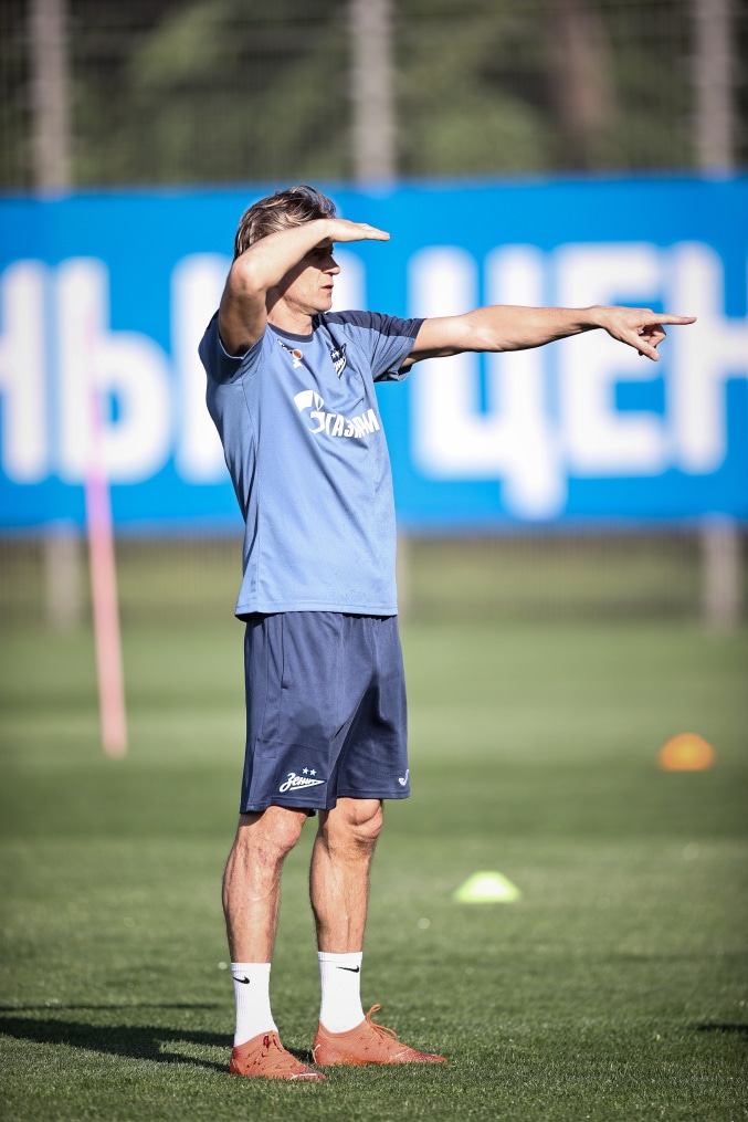 «Газпром» — тренировочные сборы в Петербурге: 23 июня, вечерняя тренировка