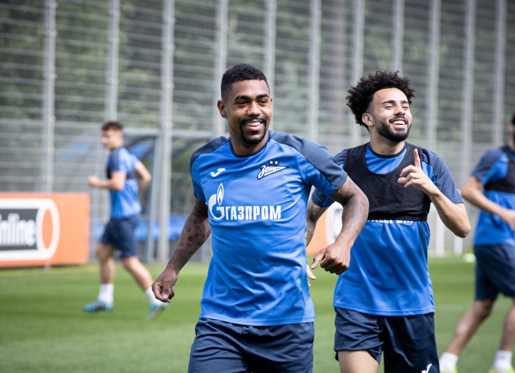 Открытая тренировка «Зенита» перед матчем с  ЦСКА