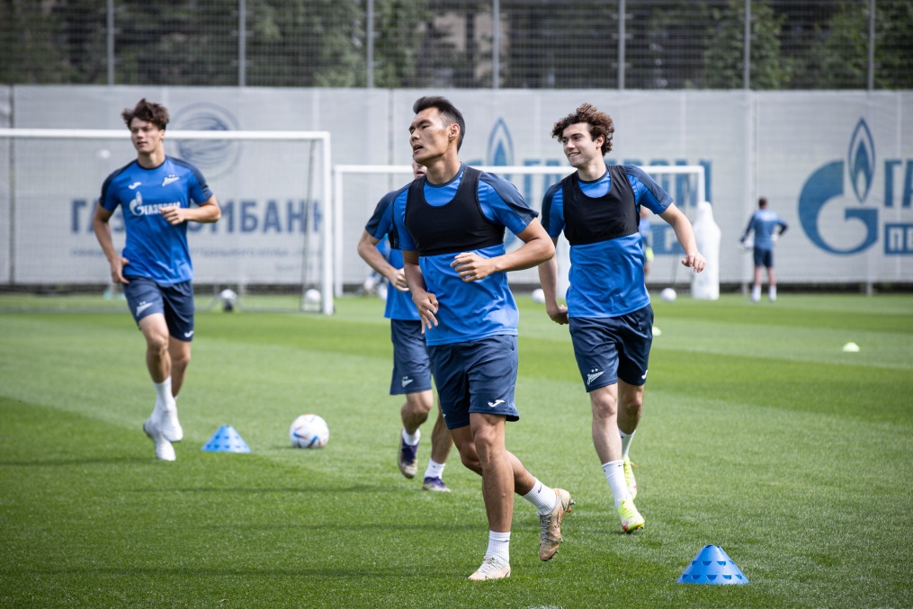 Открытая тренировка «Зенита» перед матчем с  ЦСКА