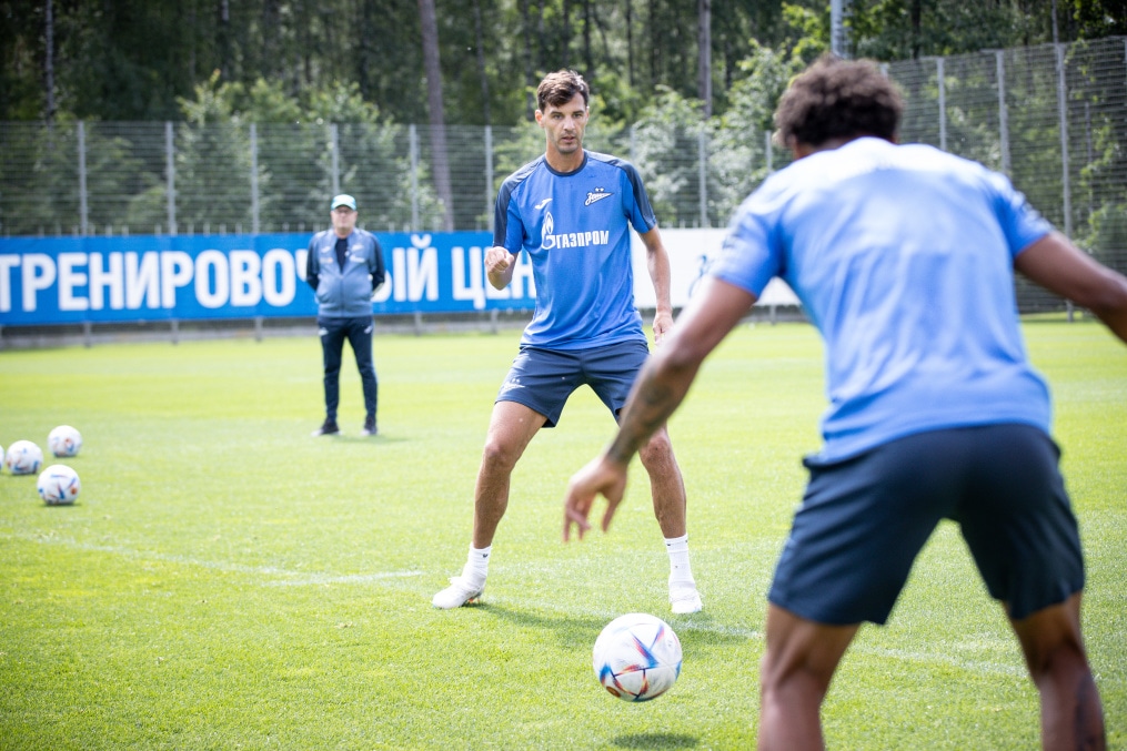 Открытая тренировка «Зенита» перед матчем с  ЦСКА