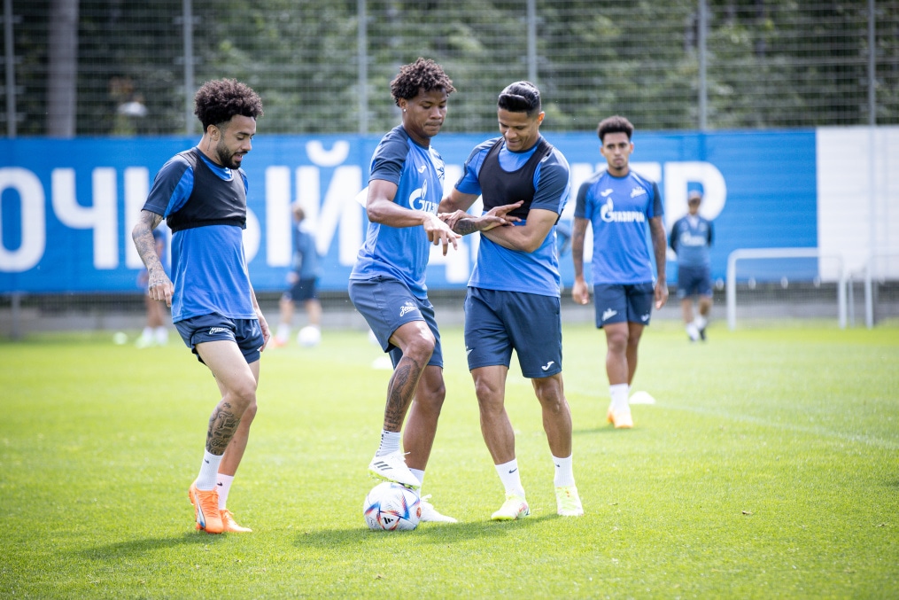 Открытая тренировка «Зенита» перед матчем с  ЦСКА