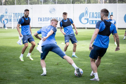 Открытая тренировка «Зенита» перед матчем с  ЦСКА