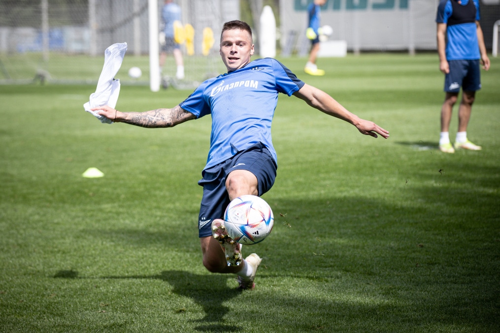 Открытая тренировка «Зенита» перед матчем с  ЦСКА