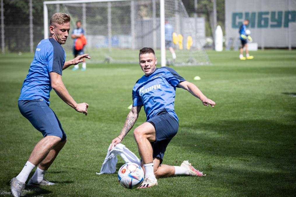 Открытая тренировка «Зенита» перед матчем с  ЦСКА
