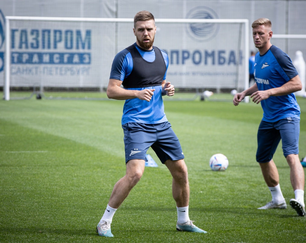 Открытая тренировка «Зенита» перед матчем с  ЦСКА