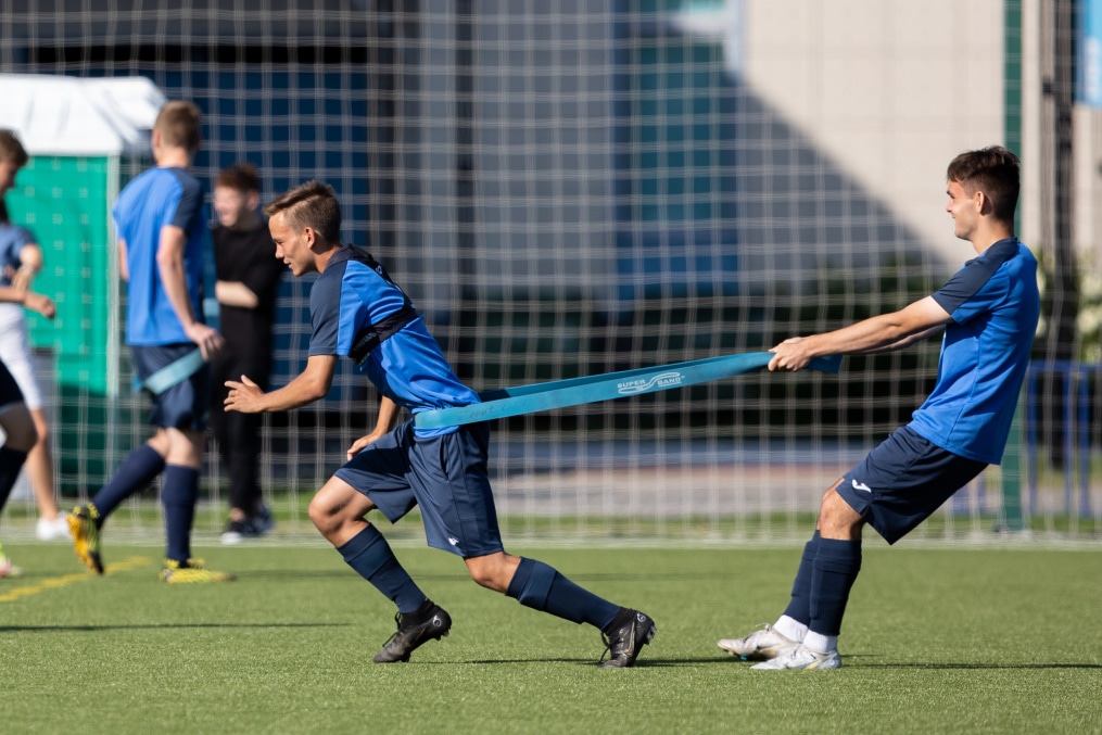 Тренировка «Зенита»-2006 в «Газпром»-Академии ФК «Зенит»