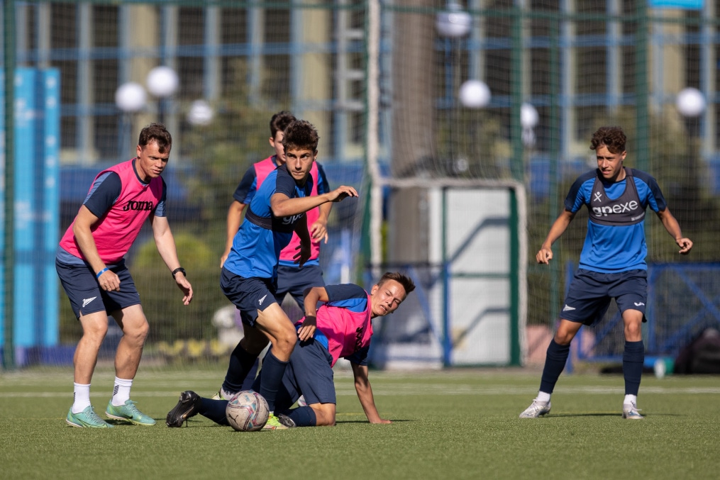 Тренировка «Зенита»-2006 в «Газпром»-Академии ФК «Зенит»