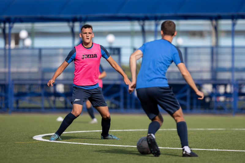 Тренировка «Зенита»-2006 в «Газпром»-Академии ФК «Зенит»