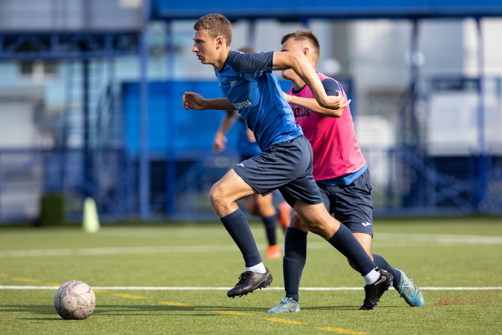 Тренировка «Зенита»-2006 в «Газпром»-Академии ФК «Зенит»